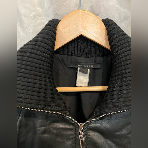 Marc Jacob’s oversized leather bomber jacket - Picture 3 of 4